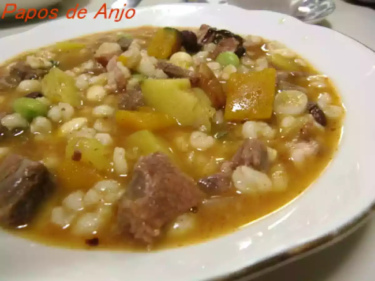 Locro de canjica de milho