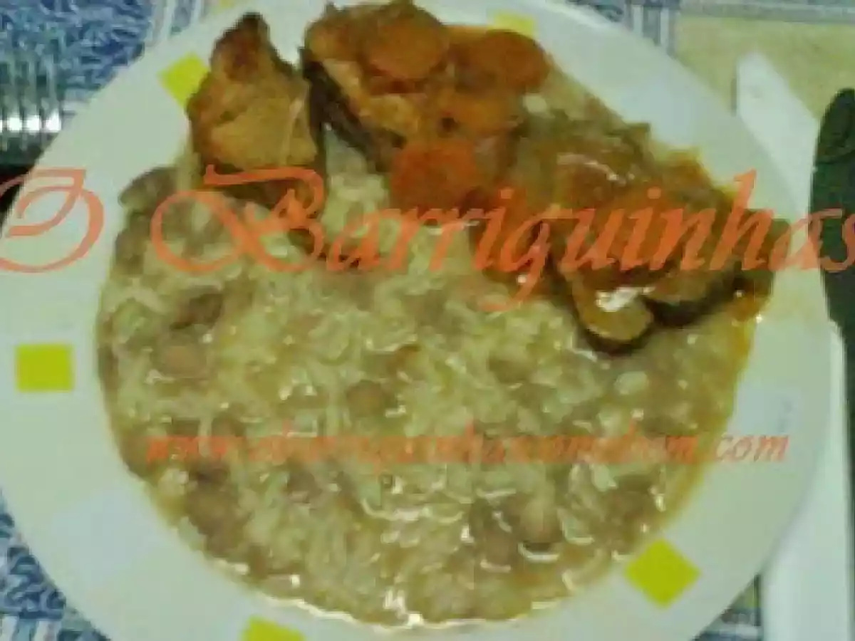 Lombinho de Porco com Arroz de Feijão
