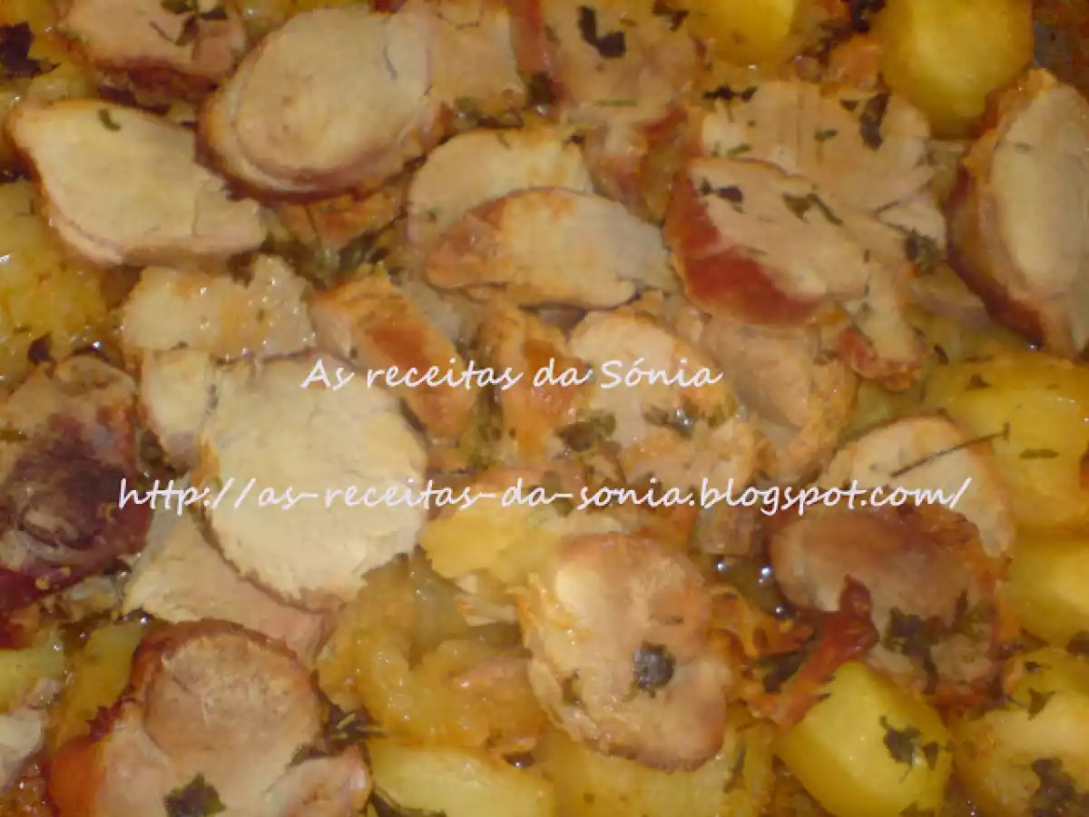 Lombinho de Porco no forno com batatinhas - foto 2