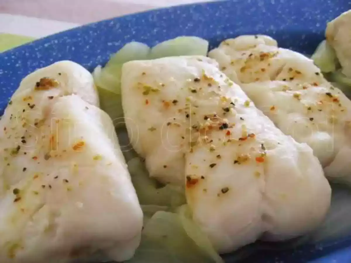 Lombinhos de pescada ao vapor
