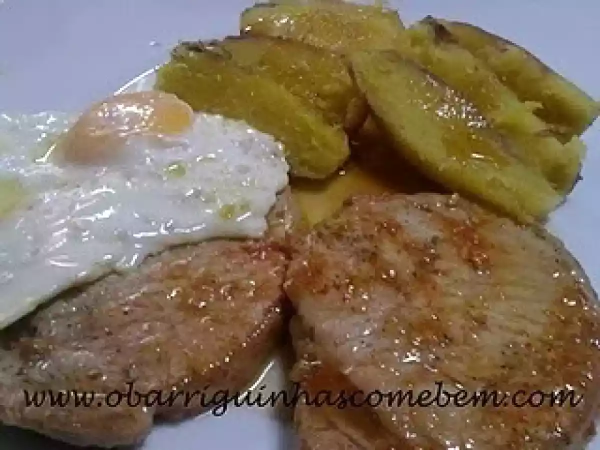 Lombinhos de Porco com Batata Doce
