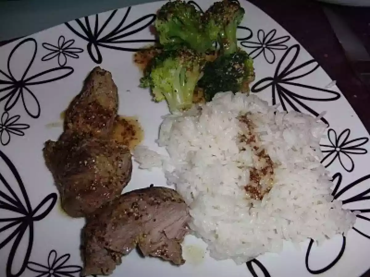 Lombinhos Porco c/mostarda antiga
