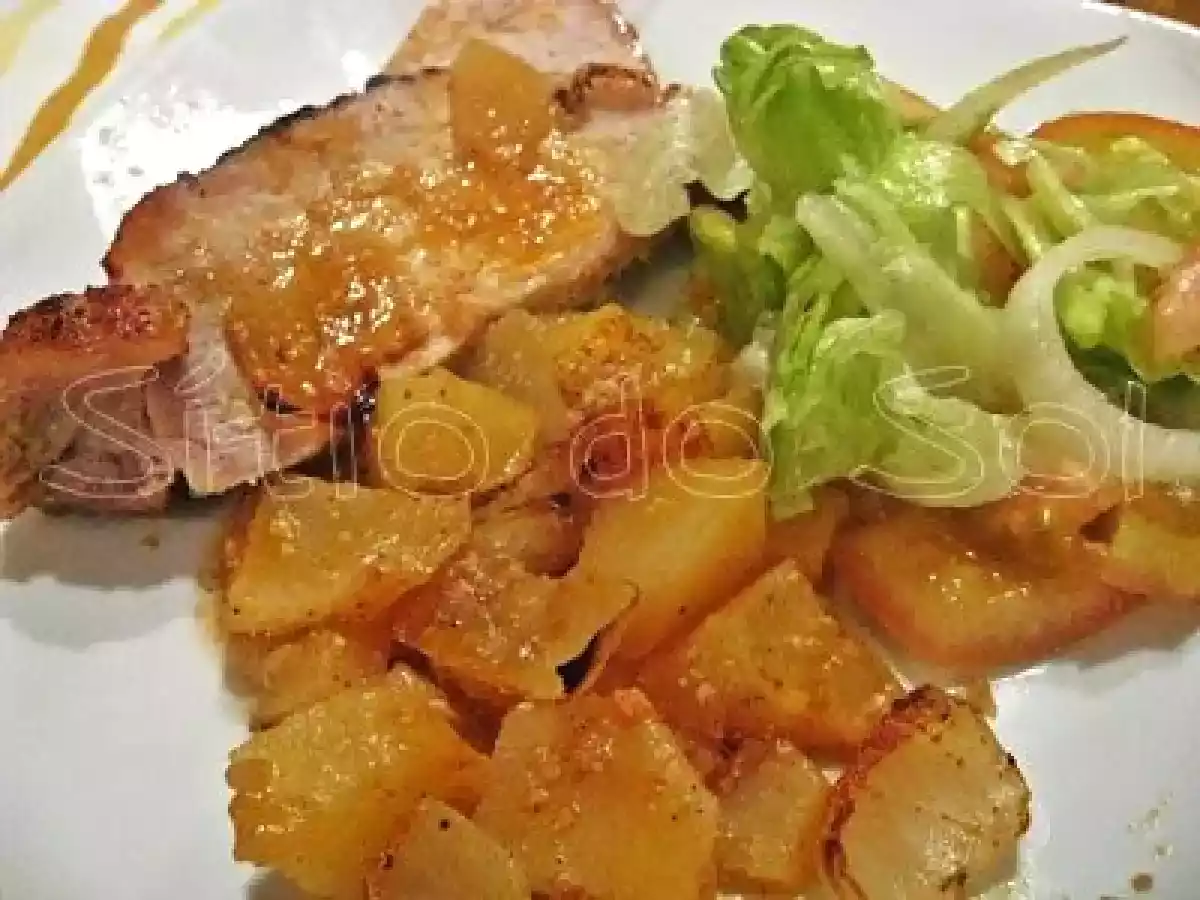 Lombo de porco assado