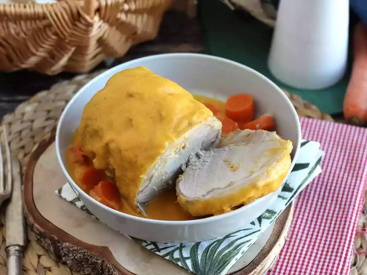 Lombo de porco com molho de cenoura e cerveja - foto 3