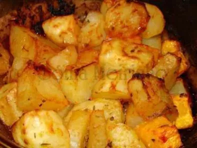 Lombo de Porco Guisado com Batatas e Abóbora assadas no forno - foto 3