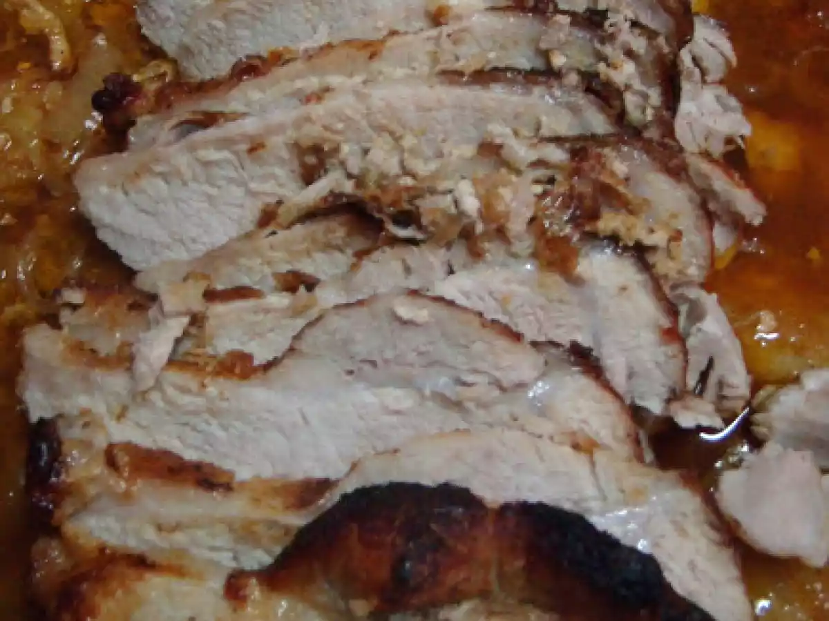 Lombo de porco no forno