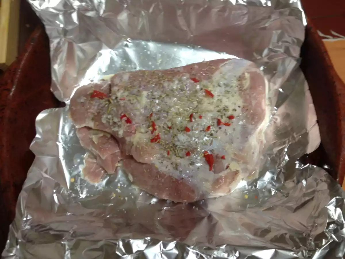 Lombo de porco no forno aromatizado com ervas. - foto 4