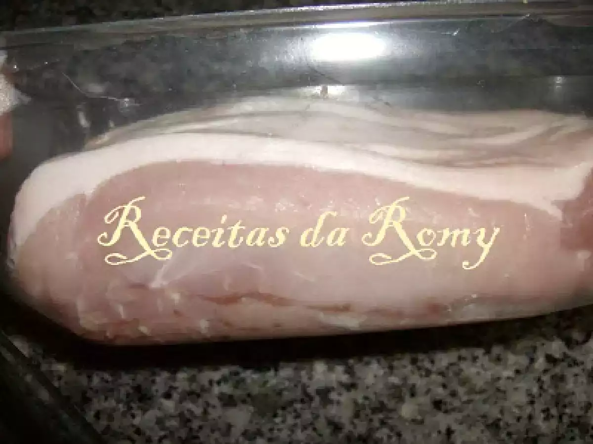 Lombo de porco recheado com bacon e molho delicioso - foto 3
