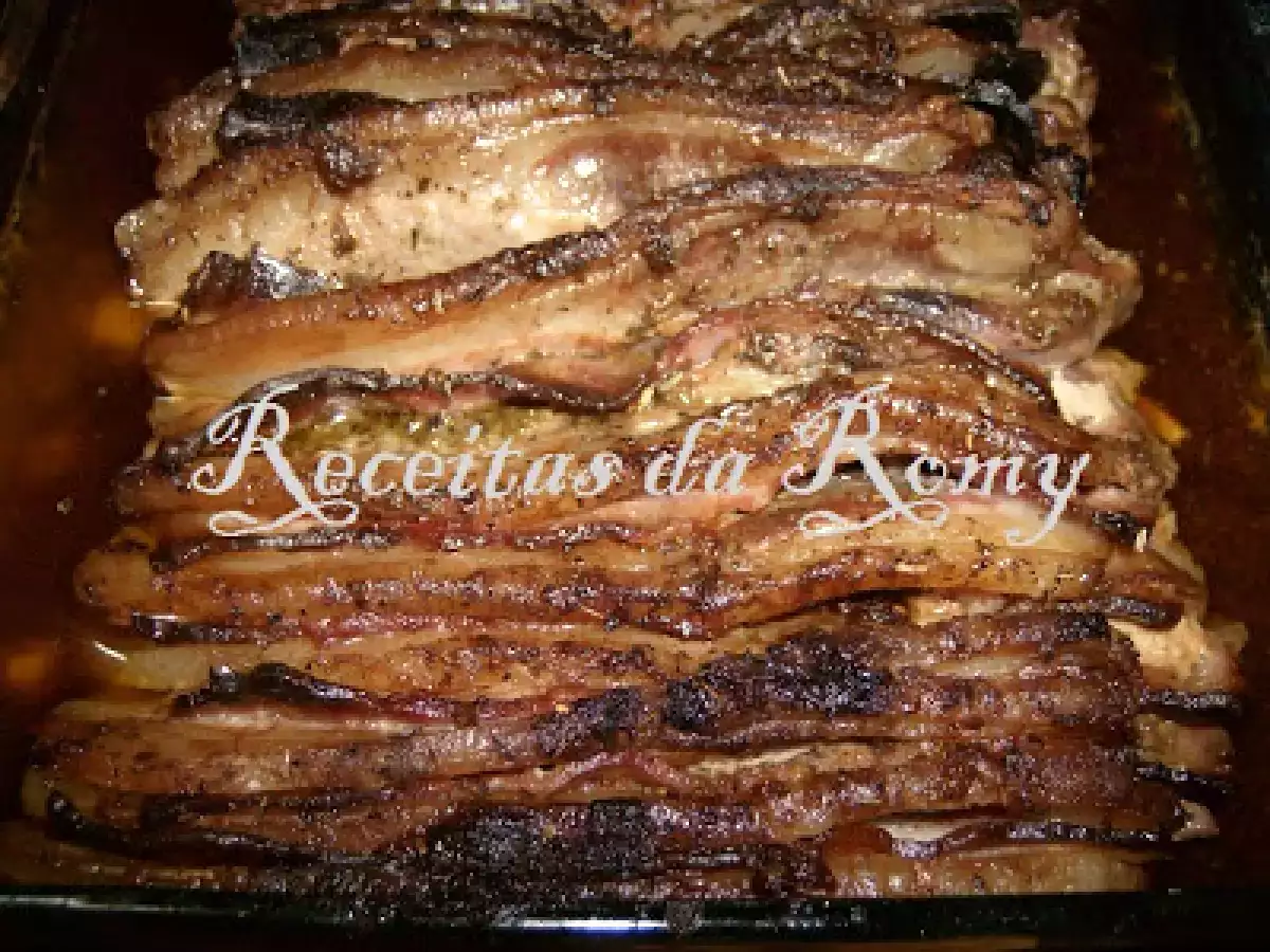 Lombo de porco recheado com bacon e molho delicioso - foto 5