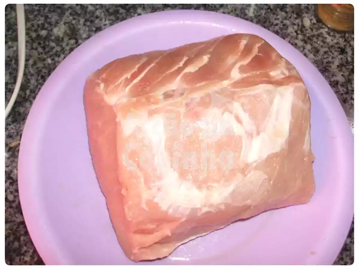 Lombo de porco recheado com farinheira e acompanhado com castanhas - foto 5