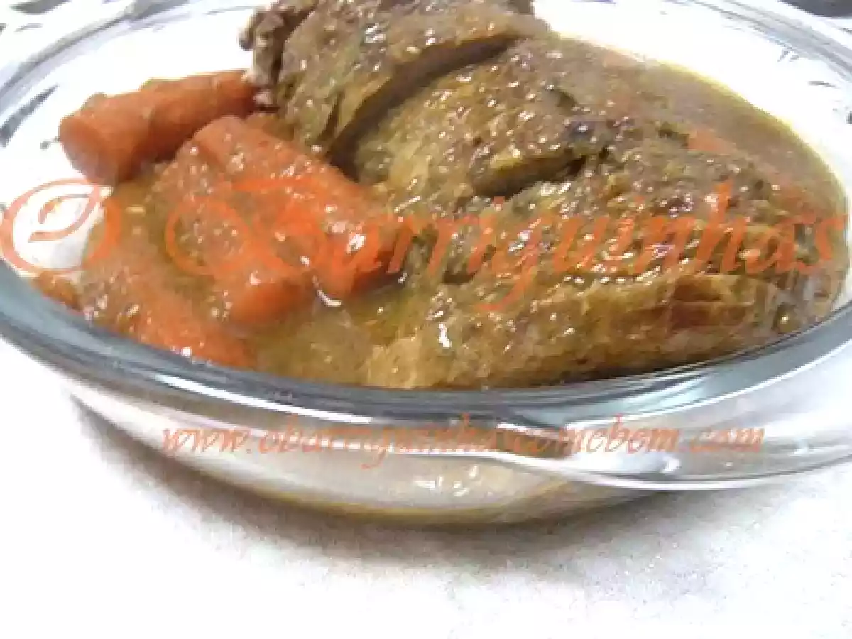 Lombo de Vitela Estufado com Batata Frita