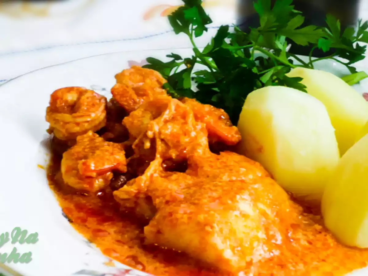 Lombos de Peixe com Camarão