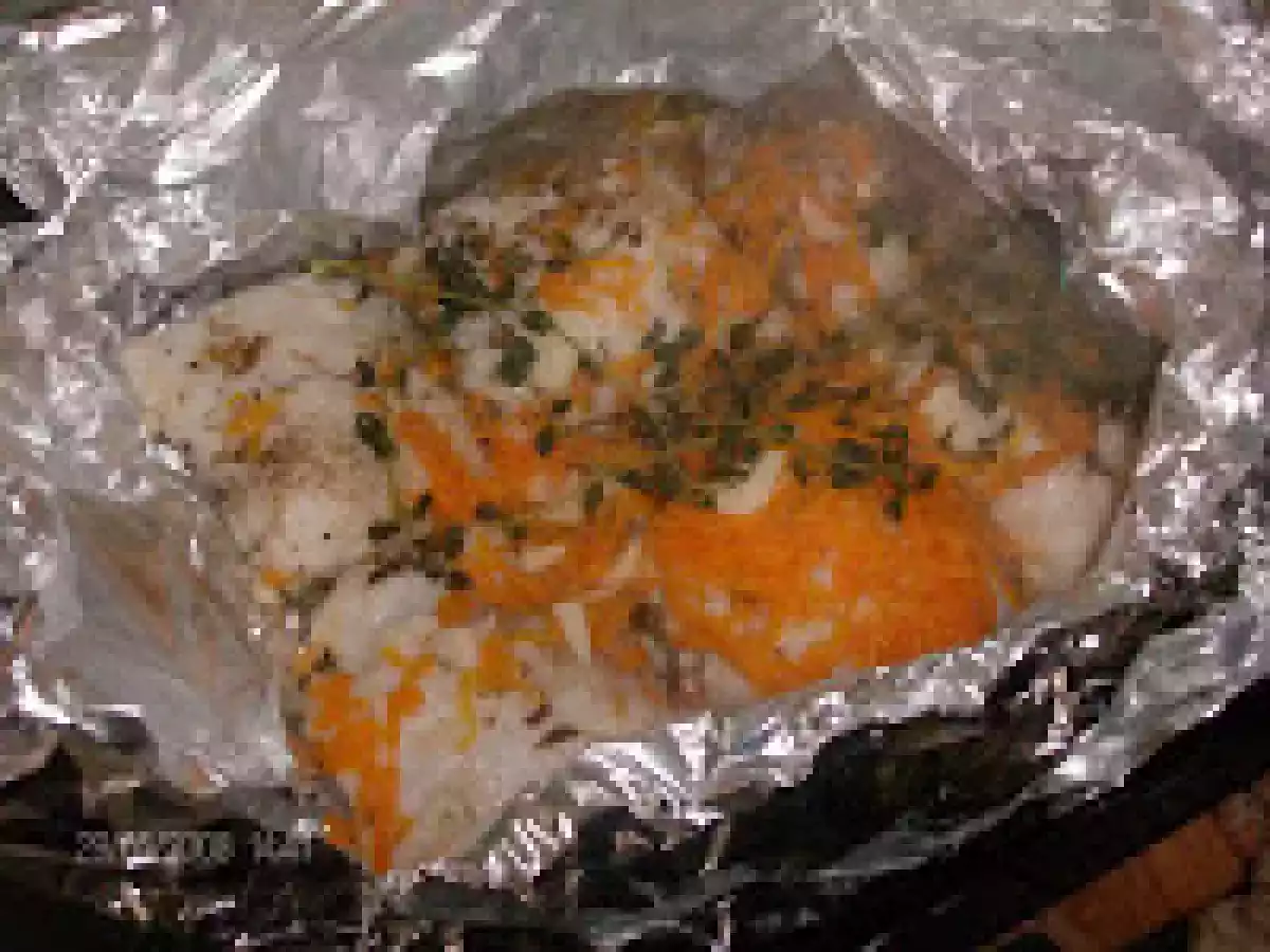 Lombos de pescada aromáticos