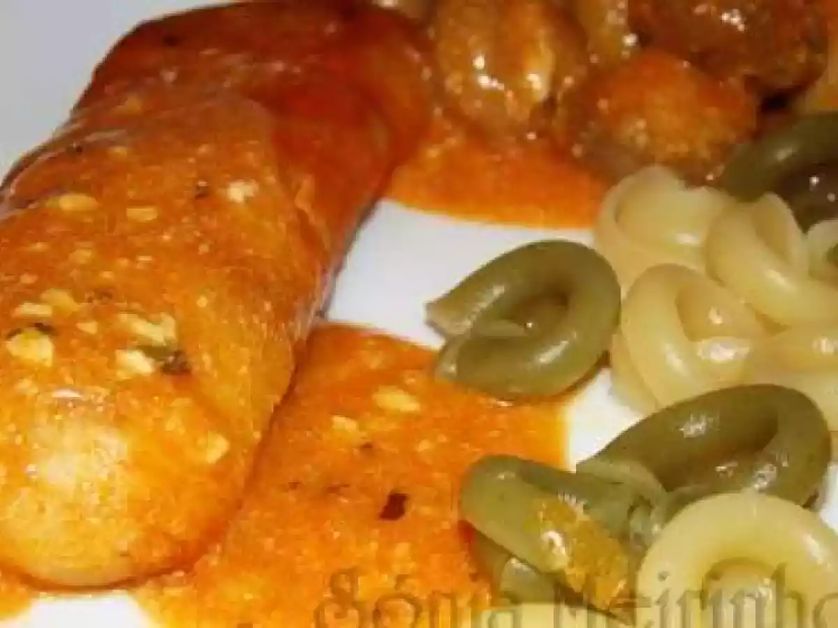 Lombos de Pescada com molho de Iogurte e Cogumelos inteiros