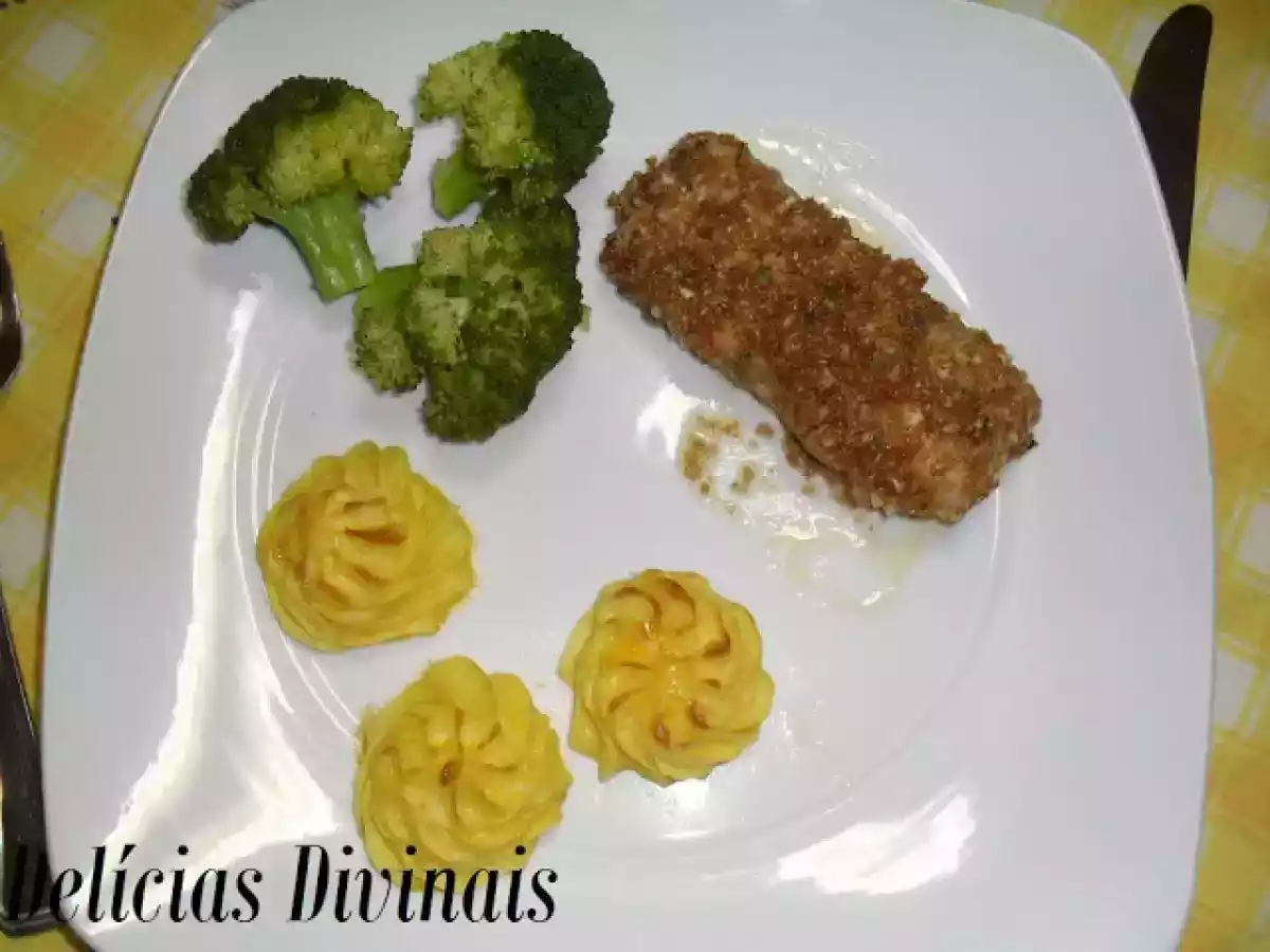 Lombos de Pescada Panados no Forno