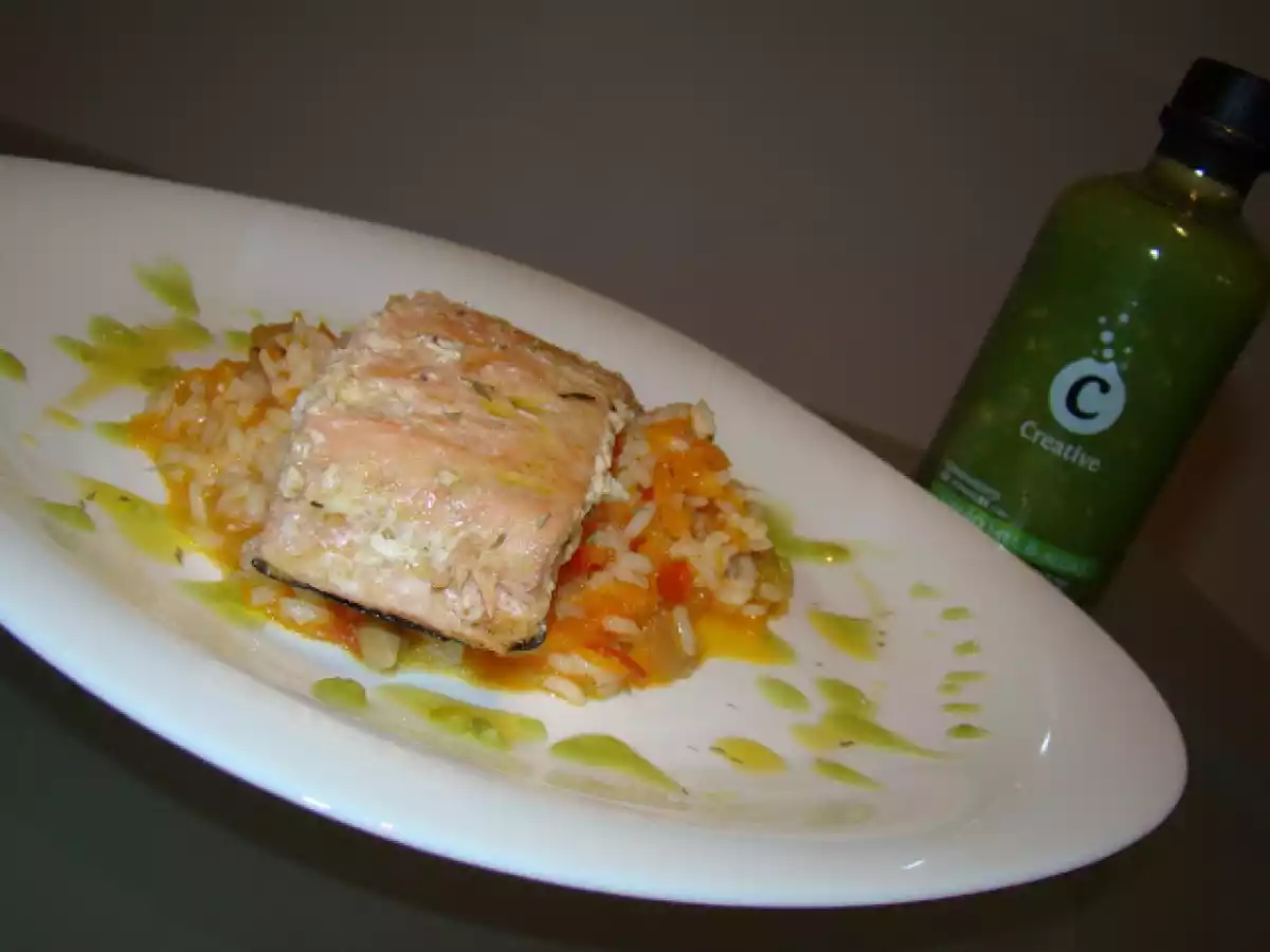 Lombos de Salmão com Arroz de Legumes e Cogumelos - foto 6