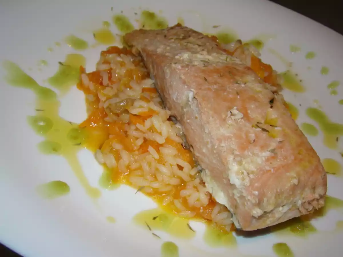 Lombos de Salmão com Arroz de Legumes e Cogumelos - foto 7