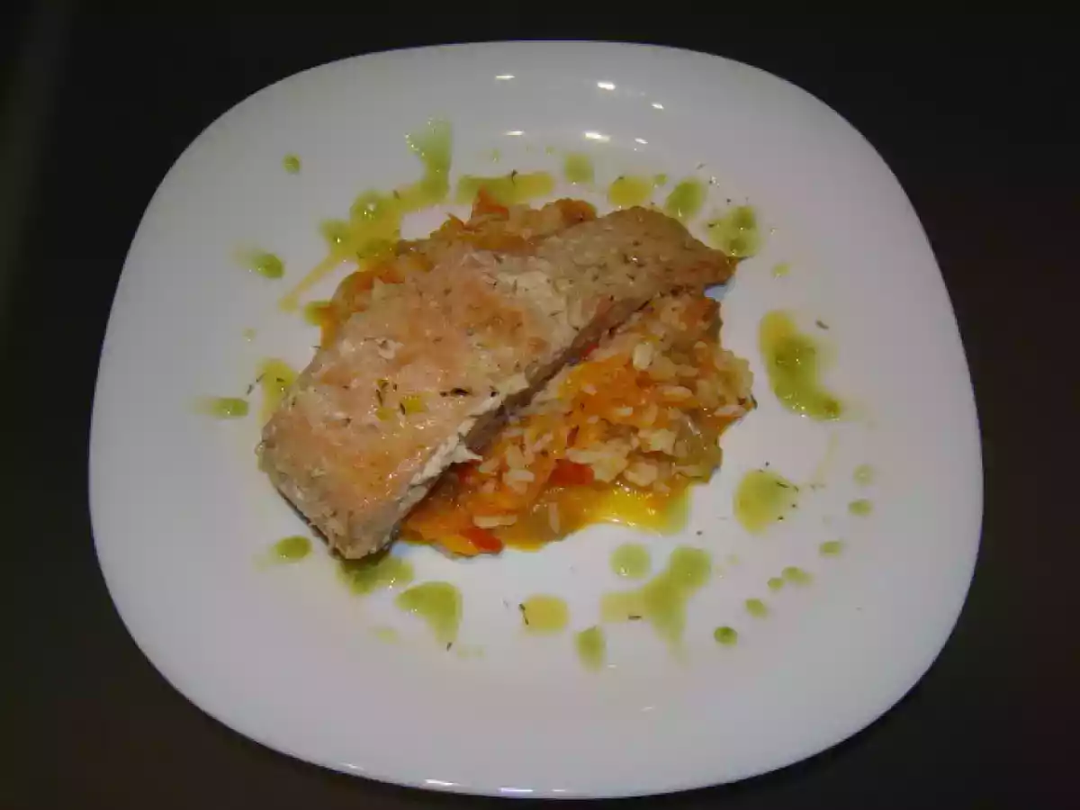 Lombos de Salmão com Arroz de Legumes e Cogumelos - foto 8