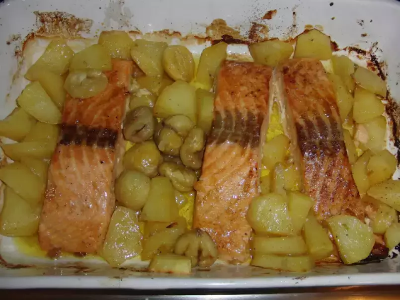 Lombos de salmão com mel de alecrim no forno - foto 2