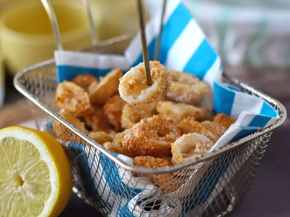 Lula frita na Air Fryer: crocante, leve e fácil de fazer - foto 4