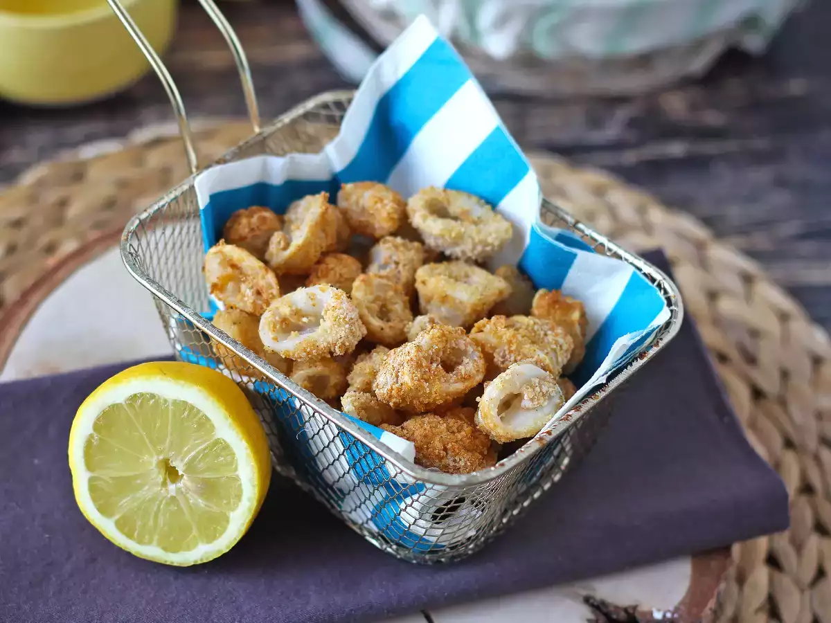 Lula frita na Air Fryer: crocante, leve e fácil de fazer - foto 5