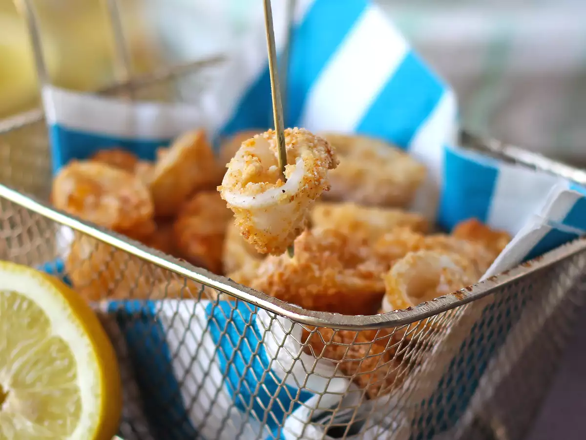 Lula frita na Air Fryer: crocante, leve e fácil de fazer - foto 6