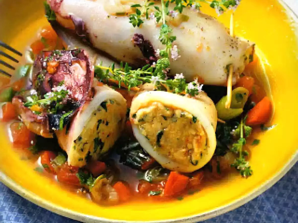 Lula recheada (Calamari ripieni)