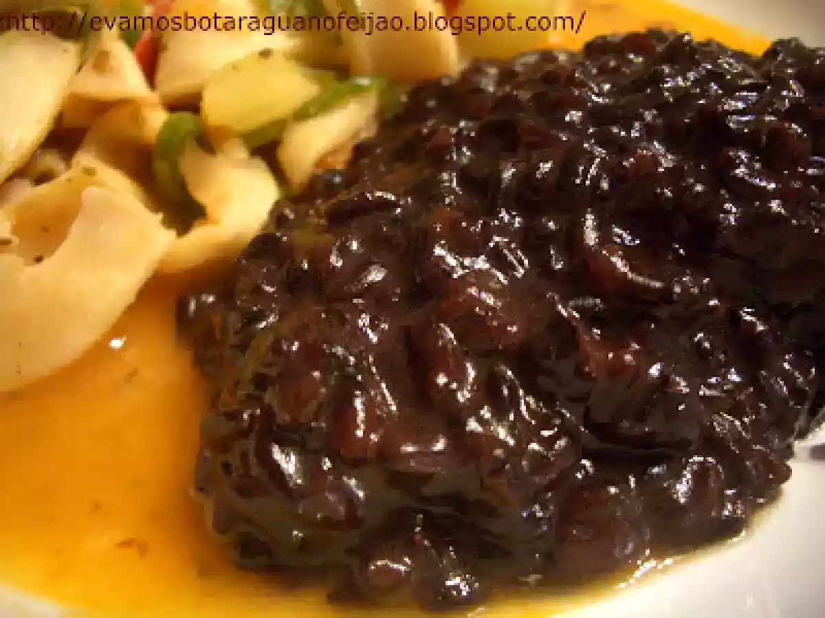 Lulas ensopadas com arroz negro e polenta - foto 7