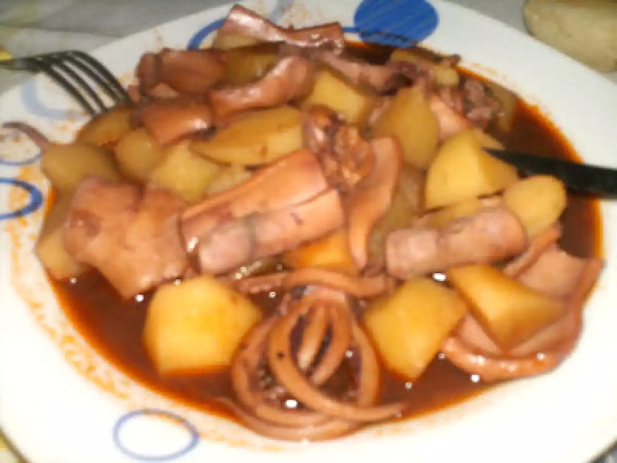 Lulas gisadas com molho de soja - foto 2
