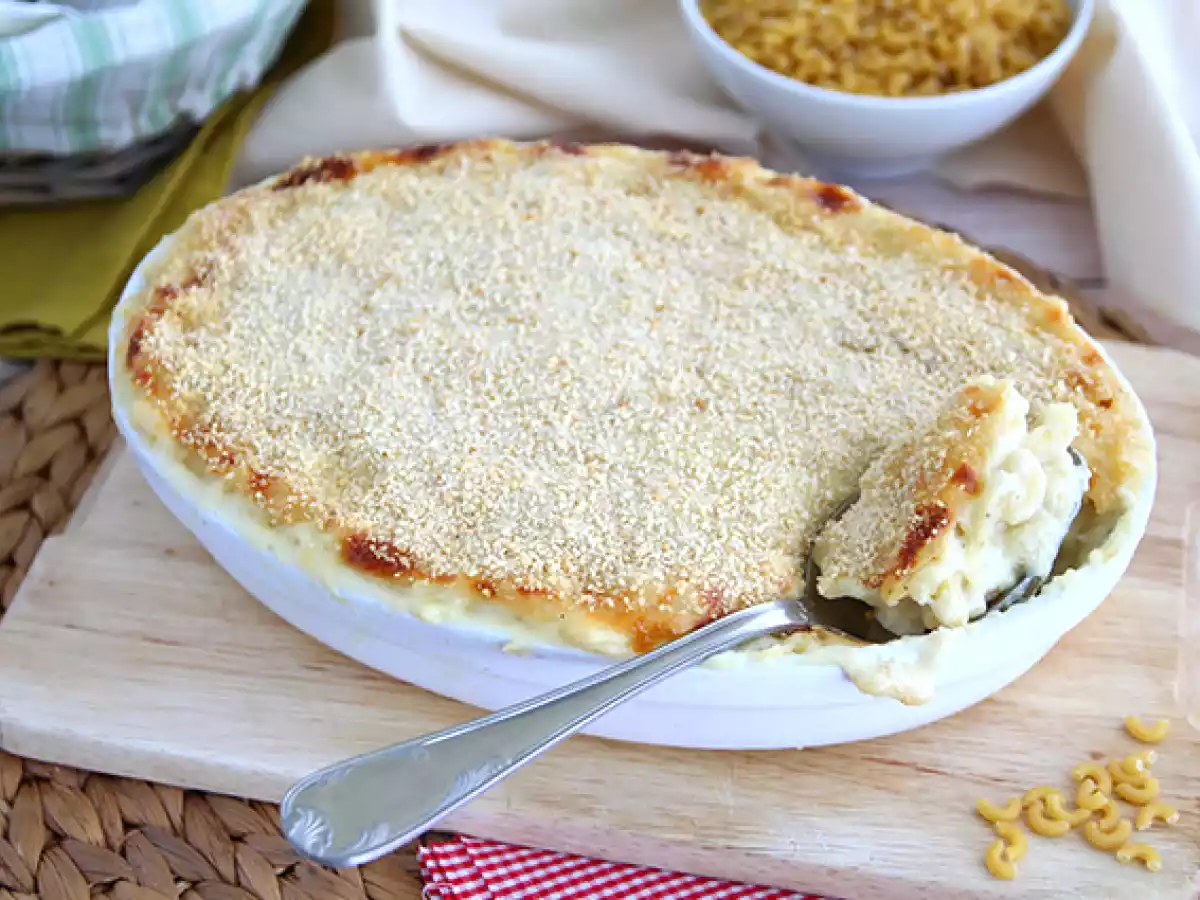 Mac and cheese, o macarrão gratinado americano