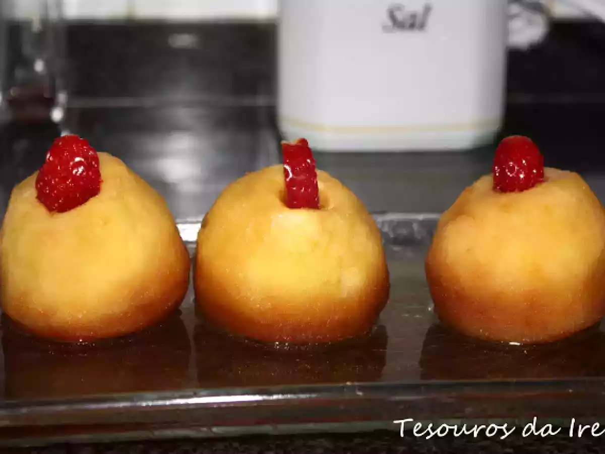Maçã assada com licor de ginja