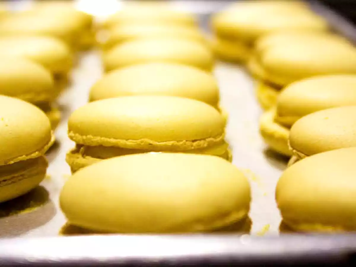 Macaron de maracujá