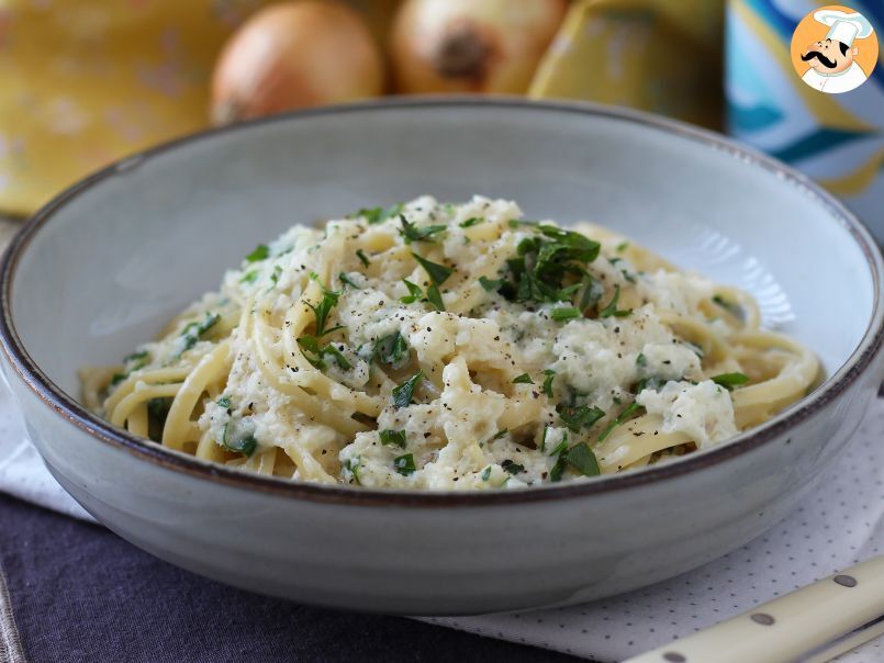 Macarrão ao creme de cebola: saboroso e irresistível