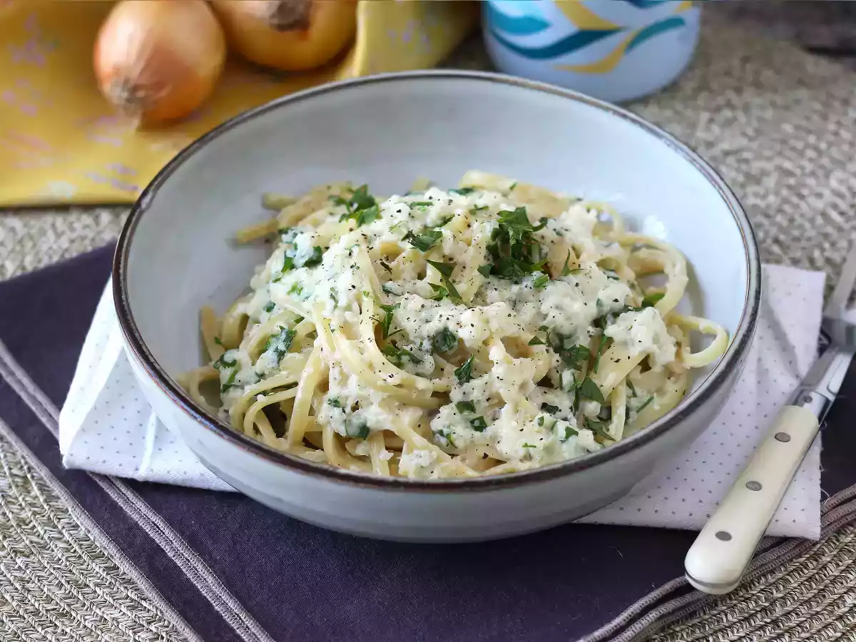 Macarrão ao creme de cebola: saboroso e irresistível - foto 5