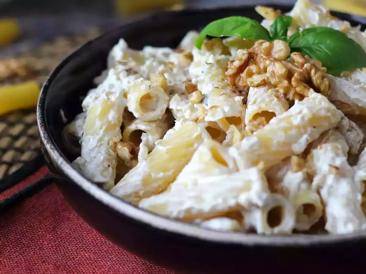 Macarrão ao creme de ricota e nozes, simplesmente irresistível - foto 3