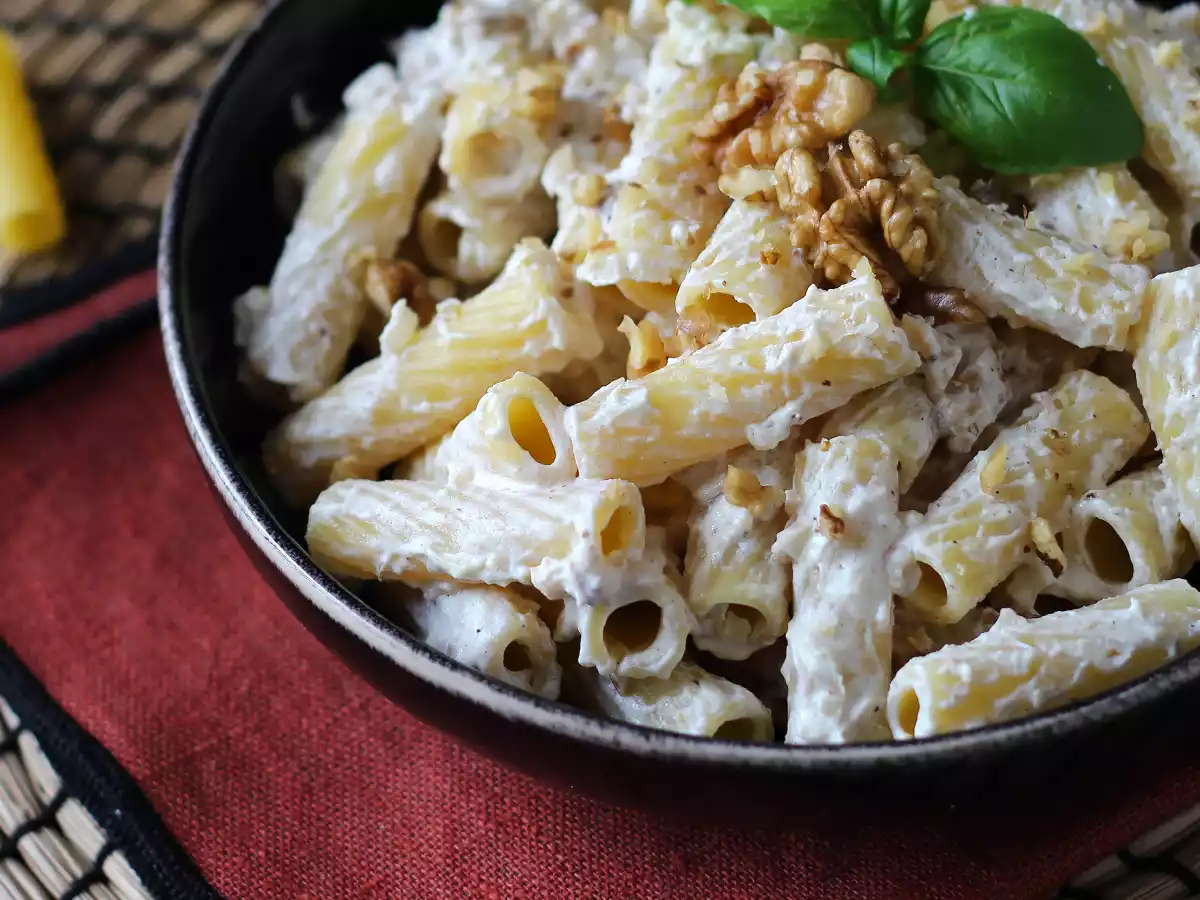 Macarrão ao creme de ricota e nozes, simplesmente irresistível - foto 4
