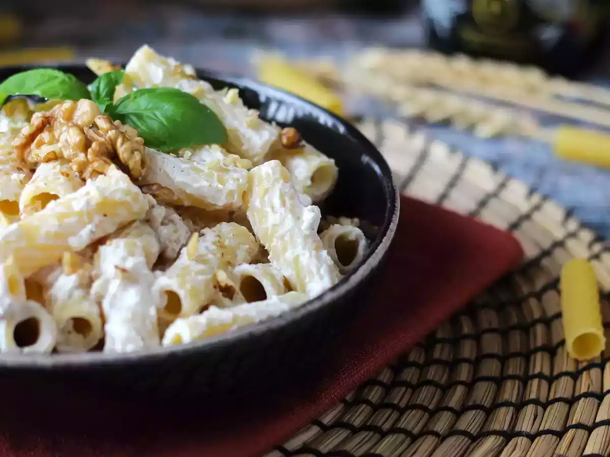 Macarrão ao creme de ricota e nozes, simplesmente irresistível - foto 5