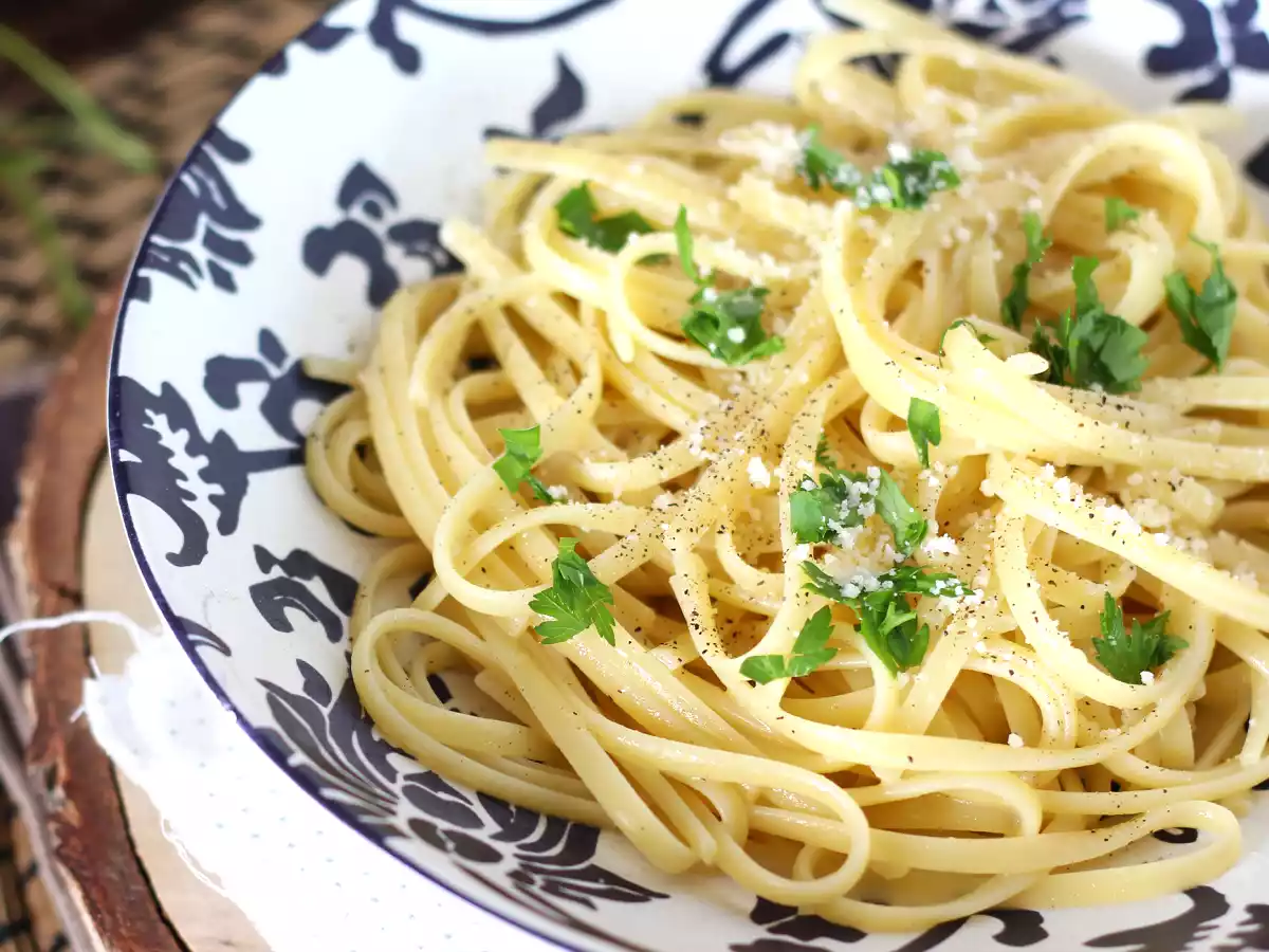 Macarrão ao molho de limão e queijo parmesão - Pasta al limone - foto 3