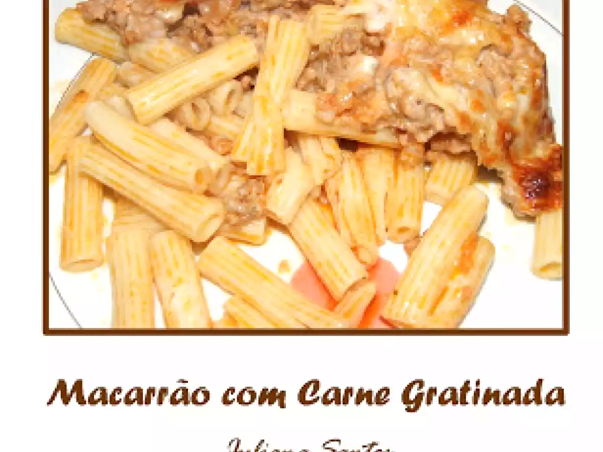 Macarrão com Carne Gratinada - foto 2