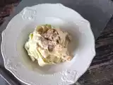 Macarrão com creme de ricota e salmão defumado, foto 1