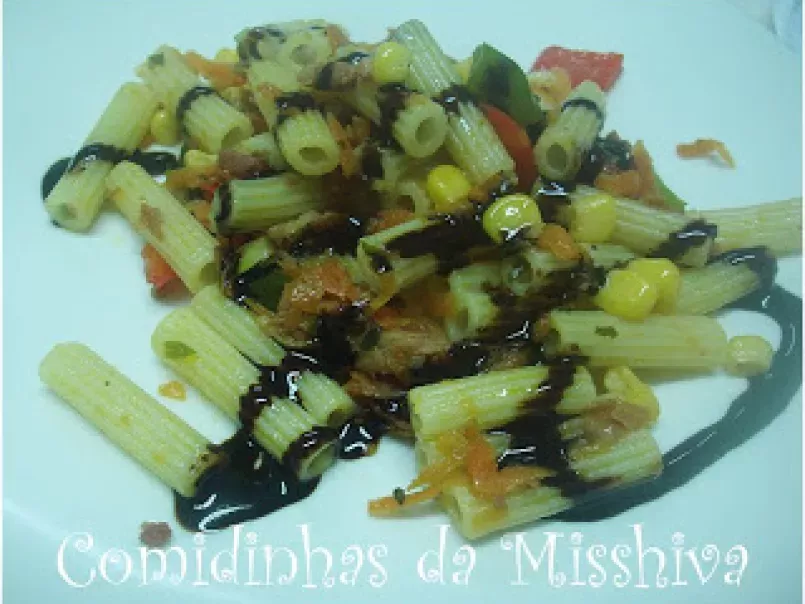 Macarrão com legumes regado de vinagre balsâmico - foto 2