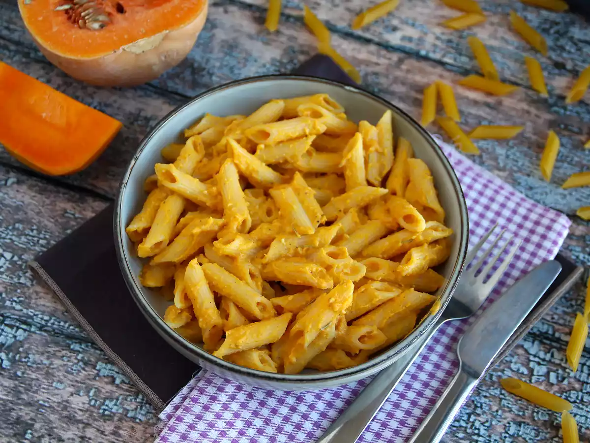 Macarrão com molho de abóbora - foto 3