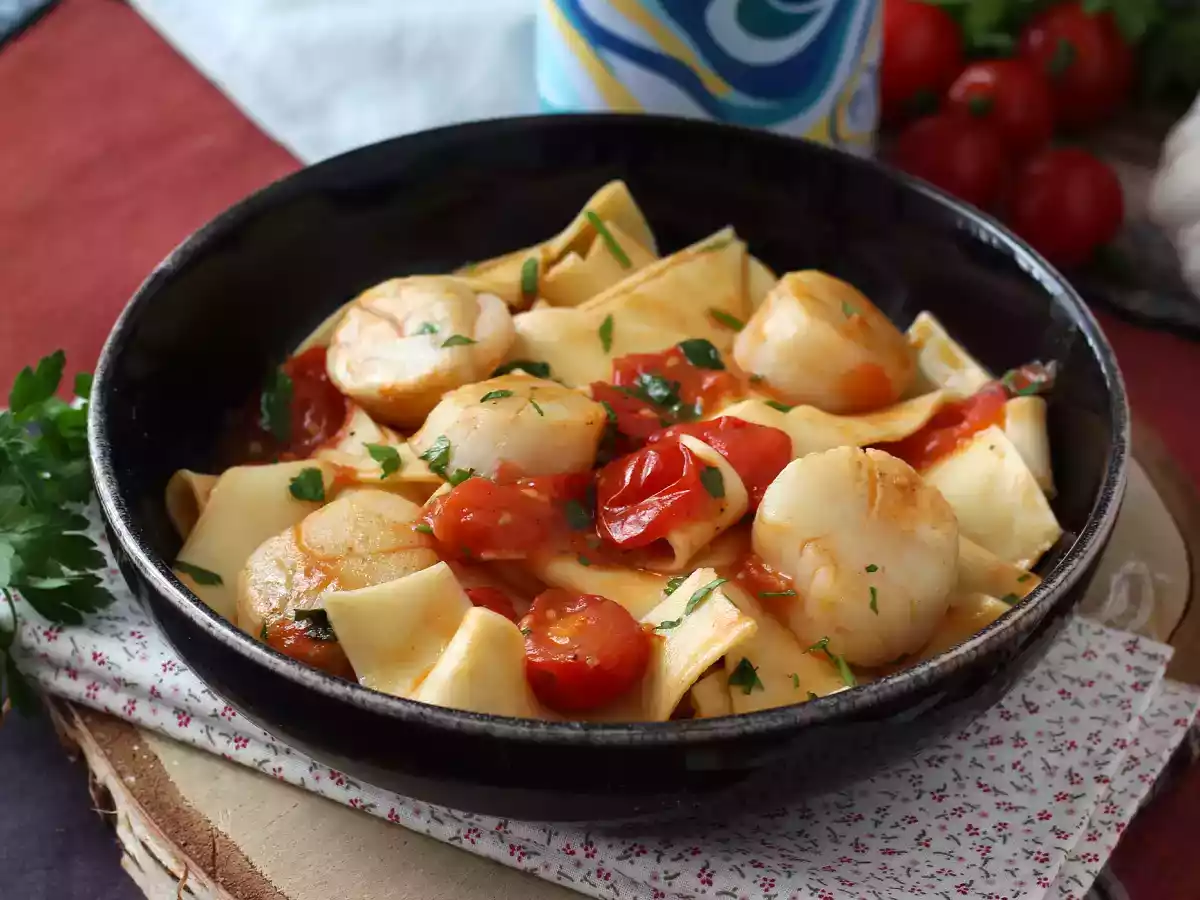 Macarrão com vieiras, um prato elegante e refinado! - foto 5