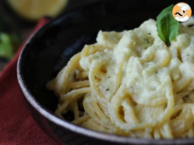 Macarrão cremoso com curgete (abobrinha) e iogurte grego - foto 5