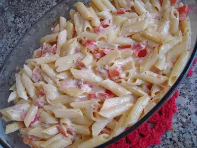 Macarrão fácil de forno