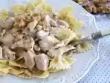 Macarrão Farfalle com molho de frango e gorgonzola, foto 3