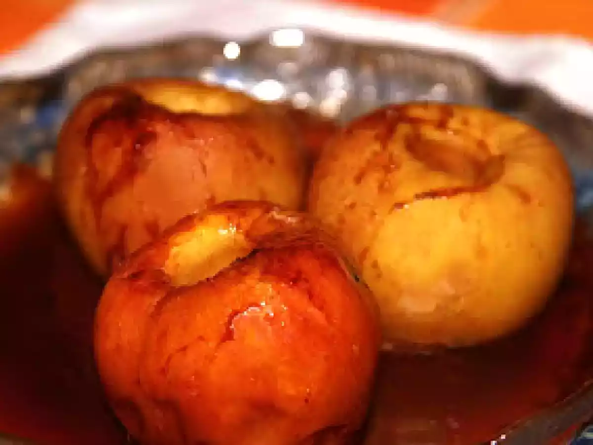 Maçãs Assadas
