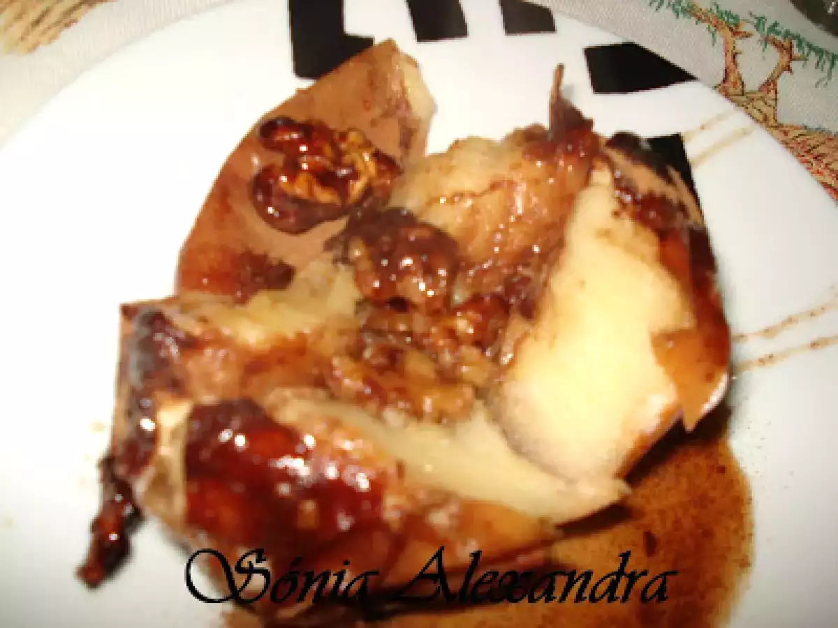 MAÇÃS ASSADAS NO FORNO COM AÇÚCAR MASCAVADO E GINGINHA E ENRIQUECIDAS COM NOZES - foto 6