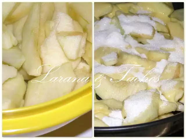 Maçãs na frigideira