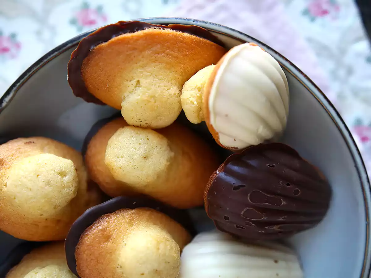 Madeleines / Madalenas com Chocolate - foto 3